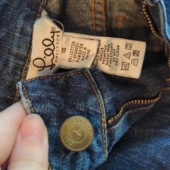 Lilly Pulitzer Mid Rise Ribbon Pocket Jeans - Picture 4 of 5